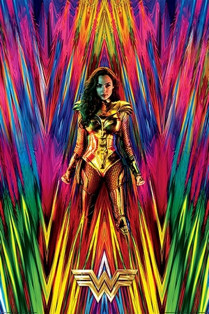 Wonder Woman 1984 Poster Neon Static