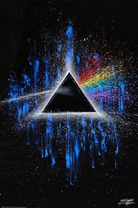 Pink Floyd Poster Dark Side.. Stephen Fishwick