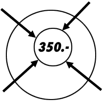 350.-  EUR