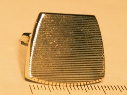 Cufflinks Silber Goldplattiert Massiv