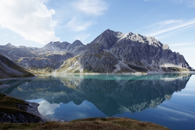 Fototapete Bergsee Abgeschieden Vlies - Lonesome - Klicken fr grssere Ansicht