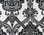 TAPETE - FLOCK - METALLIC SCHWARZ