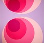 Kreise Purple - Retro-Tapete
