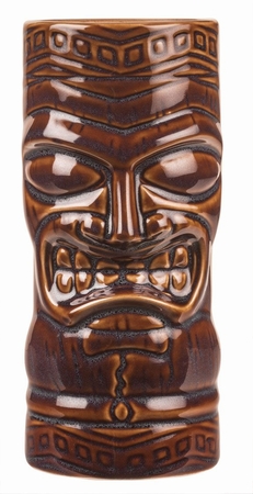 Angry Tiki Mug Brown