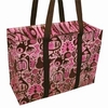 SCHULTERTASCHE - PINK AND BROWN