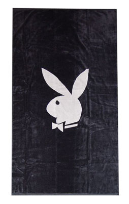 PLAYBOY BADETUCH - SCHWARZ