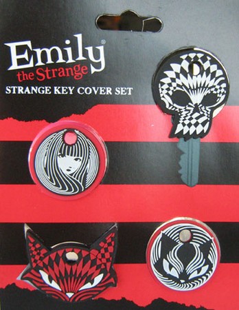 EMILY THE STRANGE - OPTICAL STRANGE KEYCOVER SET auf einer Wesseling Wunschliste / Geschenkidee