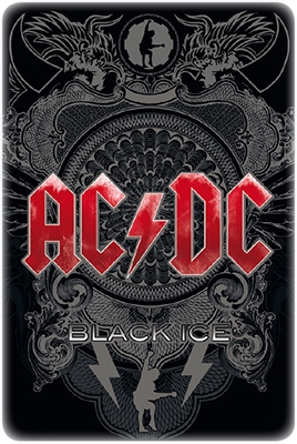 Blechschild - AC/DC Black Ice
