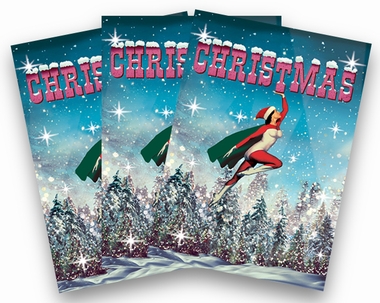 Weihnachtskarten Max Hernn Superhero Girl