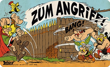 Frhstcksbrettchen - Asterix - Zum Angriff
