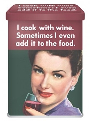 Kaffeedose - I Cook With Wine