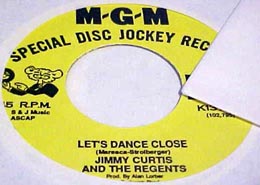 JIMMY CURTIS AND THE REGENTS - Let's Dance Close
