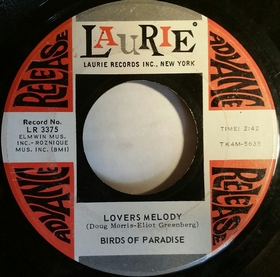 BIRDS OF PARADISE - Lovers Melody / Our Hearts Will Never Hurt Again