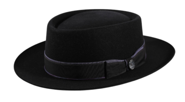  Fedora niederer Kopf Paspel & Garn