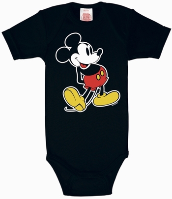 Babybody - Disney - Mickey Maus - Schwarz