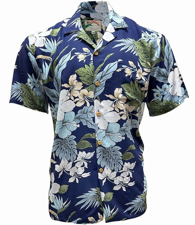 Original Hawaiihemd - Hilo - Navy - Paradise Found