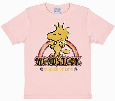 Kids Shirt - Woodstock Summer of Love - Rosa