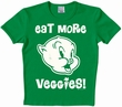 Logoshirt - Looney Tunes - Eat More Veggies Shirt - Gr�n Modell: LOS010-0665030