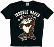 Logoshirt - Looney Tunes - Trouble Maker Shirt - Schwarz Modell: LOS010-0649001