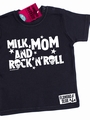 MILK, MOM AND ROCKNROLL - KIDS SHIRT