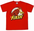 Logoshirt - Der rote Blitz Shirt - The Flash - DC Comics - Rot Modell: LOS0400673010