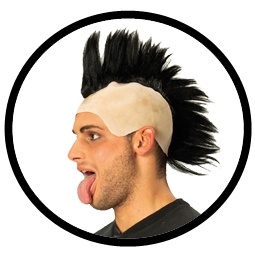 Irokese Per�cke - Schwarz - Klicken f�r gr�ssere Ansicht