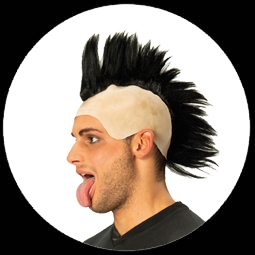 Irokese Per�cke - Schwarz - Klicken f�r gr�ssere Ansicht