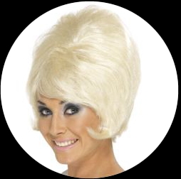 60er Jahre Beehive Per�cke Blond - Klicken f�r gr�ssere Ansicht