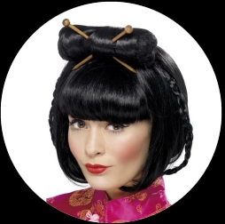 China Chopstick Per�cke schwarz - Klicken f�r gr�ssere Ansicht