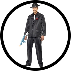 Gangster kostüm Nadelstreifen - Klicken für grössere Ansicht
