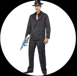 Gangster kostüm Nadelstreifen - Klicken für grössere Ansicht