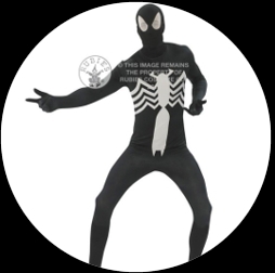 Schwarzes Spiderman Kostüm Erwachsene Körperanzug Die Spinne - Klicken für grössere Ansicht