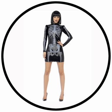Skelett Damenkleid - Klicken f�r gr�ssere Ansicht