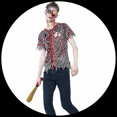 Zombie Baseball Spieler Kostüm - Klicken für grössere Ansicht