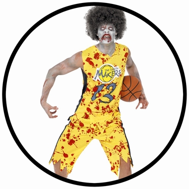 Zombie Basketball Spieler Kostüm - Klicken für grössere Ansicht