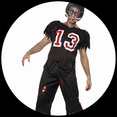 Zombie Football Spieler Kostüm - Klicken für grössere Ansicht