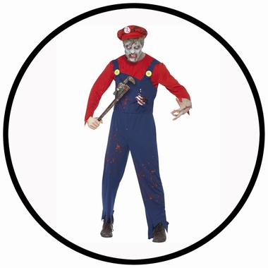 Zombie Klempner Kostüm - Klicken für grössere Ansicht