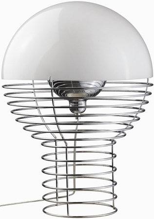 Verner Panton Lampe - Wire - weiss - Verpan