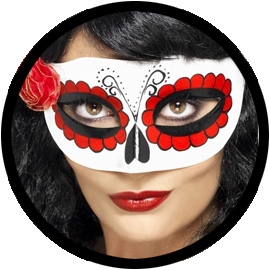 MEXIKANISCHE AUGENMASKE - DAY OF THE DEAD auf einer Baienfurt Wunschliste / Geschenkidee