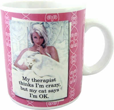 Tasse - My Therapist Thinks I'm Crazy