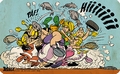 Frhstcksbrettchen - Asterix - Keilerei