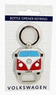 VW Bus Bulli Flaschenöffner mit Schlüsselanhänger - rot