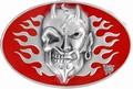 1 x DEVIL SKULL -  BELT BUCKLE