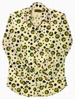 1 x RETRO HEMD -  DOTS & SPOTS GRN