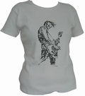 Bassist - Grey - Girl Shirt