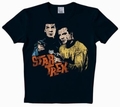 Logoshirt - Star Trek Shirt  - Spock & Kirk - black