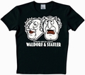 Logoshirt - Muppets - Waldorf & Statler Shirt - Schwarz
