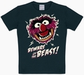 Kids Shirt - Muppets - Beware Of The Beast Schwarz