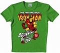 Logoshirt - Iron Man Shirt - Marvel - Grün