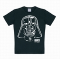 Kids Shirt - Star Wars - Darth Vader - Portrait Schwarz